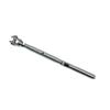 DBMIMPORTERS Marine 3/8" Thread Fork Swage Stud Turnbuckle 1/4" Cable Stainless Steel 4 Pcs view 2