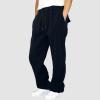 Cargo Sweatpants for Men 2025 Trendy Stretch Elastic Waist Jogger Pants Warm Fleece Pants Cozy Baggy Sports Trousers B- Navy view 2