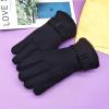 Kids Water Proof Winter Gloves Warm Snow Gloves Boys Girls Ski Gloves Toddler Mittens Windproof Gloves (E, One Size) view 3