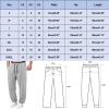 Cargo Sweatpants for Men 2025 Trendy Stretch Elastic Waist Jogger Pants Warm Fleece Pants Cozy Baggy Sports Trousers B- Grey view 4