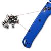 1 Complete Set of Knife Handle Patch Screws Fits for Benchmade Bugout 535, Titanium Scales Handle Screws (Size : Green) view 2