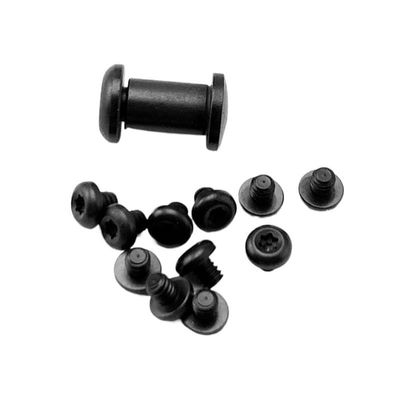 1 Complete Set of Knife Handle Patch Screws Fits for Benchmade Bugout 535, Titanium Scales Handle Screws (Size : Black)