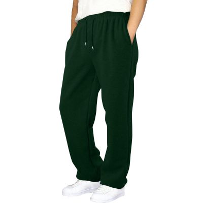Cargo Sweatpants for Men 2025 Trendy Stretch Elastic Waist Jogger Pants Warm Fleece Pants Cozy Baggy Sports Trousers A- Green