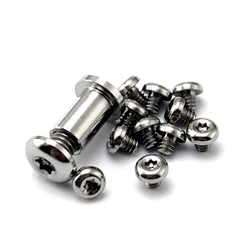 1 Complete Set of Knife Handle Patch Screws Fits for Benchmade Bugout 535, Titanium Scales Handle Screws (Size : Titanium)