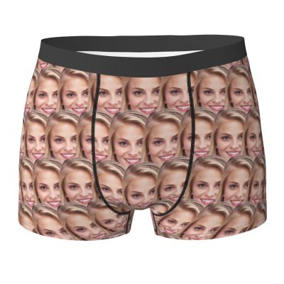 Custom Underwear Personalized for Men, Custom Men's Underwear Boxer Shorts with Face, Personalized Gifts For Him Large