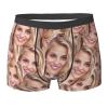 Custom Boxer Brief for Men, Custom Men's Underwear Boxer Shorts with Face, Customized Gifts for Husband Medium view 1