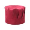 Chef Hat Adult Adjustable Kitchen Cooking Chef Cap 1 (Color : Black, Size : One Size) view 3