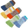 Antcher Kids Cotton Toe Socks, Five Finger Socks Breathable Sport Running Toe Socks for Children 3-12 Years, 5 Pairs (US, Age, 3 Years, 6 Years, Multi) view 1