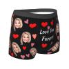 Custom Boxers for Men, Custom Funny Boxer Briefs with Face, Gifts for Boyfriend Husband Him Medium view 3