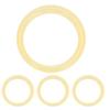 Polyurethane O-Rings, 10pcs 13.8, 1.9mm High Strength Polyurethane O-Rings for Paintball Gun CO2 Air Tank (Beige) view 1