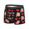 Custom Boxers for Men, Custom Mens Underwear Boxer Briefs with Face, Gifts for Boyfriend Husband Him Medium view 3