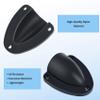ORLANG 4 Pack Nylon Marine Wire Cable Vent Cover, 3" Boat Transducer Wiring Cover with Mounting Screws,Clam Shell Vent for Boat,Suitable for Outside Vents of Wires, Hoses, Wiring Cables (Black) view 4
