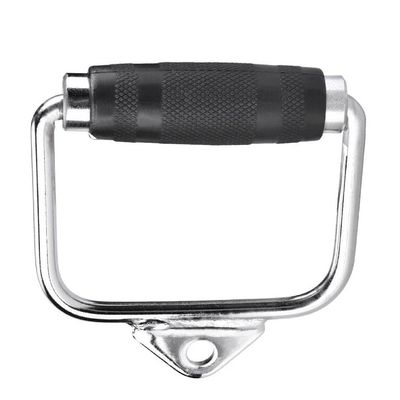 Pulldown Cable Machine Steel Handle Heavy Duty Cable Machine Attachment Grip Tricep Rope Handle Pull Down Cable Machine Handle Attachments Fitness D Handle Cable Machine Attachment Handles