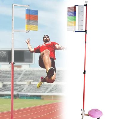 GEHPYYDS Jump Measurement Tool, Vertical Jump Tester,Vertical Jump Training Device,1.3-3.6 Meters Adjustable,Jump Training Tester Floor Standing,Volleyball Spike Physical Trainer