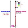 GEHPYYDS Jump Measurement Tool, Vertical Jump Tester,Vertical Jump Training Device,1.3-3.6 Meters Adjustable,Jump Training Tester Floor Standing,Volleyball Spike Physical Trainer view 2