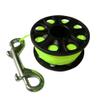 Acinkeety Diving Finger Spool Guide Line with Double-Ended Snap Bolts Hook Finger Spool Dive Reel for Diving Snorkeling Diving Wreck cave Dive Reel Replacement view 1