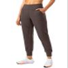 Soothfeel Women's Joggers with Zipper Pockets High Waisted Athletic Workout Yoga Pants Joggers for Women Tall (Brown, L) view 1