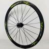 ZECHAO Off Road Bike Wheels 700c*25-45c Tires,C Brake V Brake 20/24 Holes 3.0MM Flat Spoke Double Wall Rims Front 2 Rear 4 Bearings Wheelset (Color : Green, Size : 700c) view 4