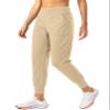 Soothfeel Women's Joggers with Zipper Pockets High Waisted Athletic Workout Yoga Pants Joggers for Women Tall (Khaki, S) view 1