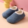 Baby Boys Girls Cotton Booties Newborn Fleece Non-Slip Slippers Ankle Boots Stay On Warm First Walking Shoes (Blue, 7.5 Toddler) view 2