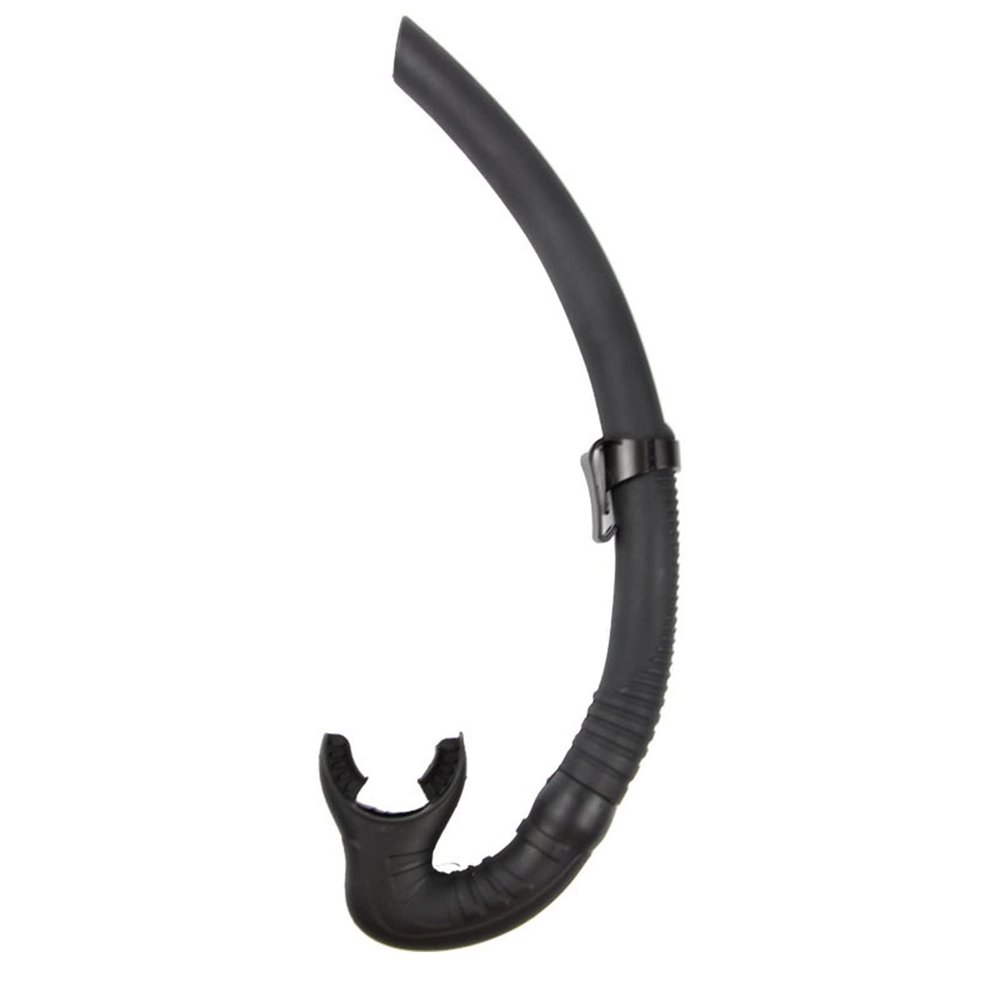 Acinkeety Diving Dry Snorkel J-Shape Full Food-Grade Silicone Freediving Snorkel for Snorkeling Diving Freediving Swimming Free Diving Snorkeling Gear for Adults