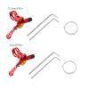 Bicycle Dropper Post Lever Bike Seatpost Dropper Remote Lever Shifter Control Remote for 22.2/24mm Bike Handle Bars Dropper Post Lever and Wire Dropper Post Lever Dropper Post Lever Light Action view 4