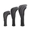3Pcs Long Neck Mesh For Head Covers For Fairway Woods Driver Hybrids Golf Club Headcovers Set With Interchangeable No. Golf Club Covers For Woods And Hybrids Golf Club Head Covers Golf Club Headcover view 1