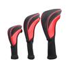 3Pcs Long Neck Mesh For Head Covers For Fairway Woods Driver Hybrids Golf Club Headcovers Set With Interchangeable No. Golf Club Covers For Woods And Hybrids Golf Club Head Covers Golf Club Headcover view 3