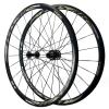 ZECHAO Aluminum Alloy Road Bike Wheel Set,C Brake V Brake 700C Double Wall Rims 20/24 Holes Flat Spoke 8-12 Speed Quick Release Wheels Wheelset (Color : Yellow, Size : 700c) view 1