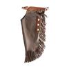 Western Leather Chinks Chaps Sunflower & Basket Weave Hand Tooled for Men Women Kids Custom Made Small Medium Large ST-CHI-001 (Large) view 1