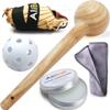 AliBall AliBall Professional Baseball/Softball Glove Break-in Conditioning Kit - 5 Piece Set with Solid Construction Mallet, Universal Fit for Adult & Youth