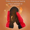 NURCOIOX Heated Hand Warmer Mittens Gloves, Winter Electric Heated Gloves for Men Women, Rechargeable Powerbank Waterproof Ski Powered Heating Gloves Hunting Fishing Camping Hiking Thermo Gloves-A1 view 4