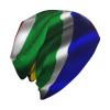 American South African Flag Comfort Elegance Knitted Hat Black Daily for Men Women view 3