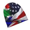American South African Flag Comfort Elegance Knitted Hat Black Daily for Men Women view 4