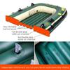 Inflatable Boat Inflatable Kayak 2/3-Person Heavy Duty Fishing Air Kayak Canoe PVC Double Thickened Folding Wear-Resistant Fishing Boat Kayak for Adults Fishing 2 People () view 3
