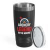 Archery Black Edition Viking Tumbler 20oz - Archery legend in - Sports court Team Indivdiual partner Archery view 1