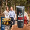 Archery Black Edition Viking Tumbler 20oz - Archery legend in - Sports court Team Indivdiual partner Archery view 2
