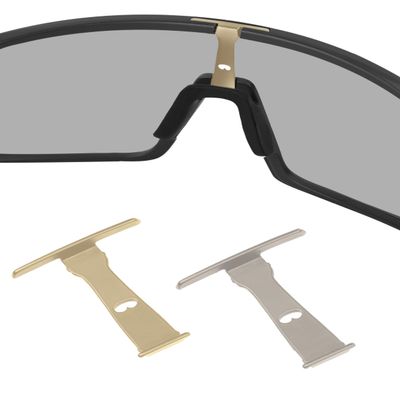 Replacement Wicket for Oakley Sutro OO9406/Sutro Asian Fit OO9406A/Sutro S OO9462 Sunglass - 2 Pairs(Gold + Silver)