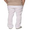 URBANJ Men's Flared Fleece Sweatpants Open Bottom Stacked Track Pants (US, Alpha, 3X-Large, Regular, Regular, 091 Flared White) view 3