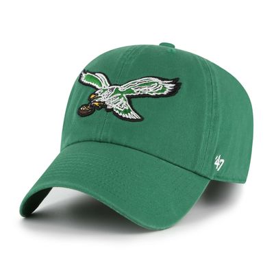 47 Men's Kelly Green Philadelphia Eagles Clean Up Adjustable Hat