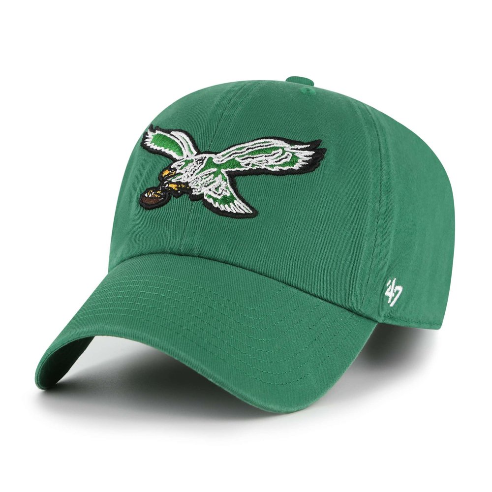 47 Men's Kelly Green Philadelphia Eagles Clean Up Adjustable Hat