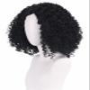 Animation Men Short Black Color Wavy Frizzy Synthetic Fiber Heat Resistant Cosplay Afro Wig view 2