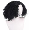 Animation Men Short Black Color Wavy Frizzy Synthetic Fiber Heat Resistant Cosplay Afro Wig view 3