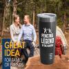 Fencing Black Edition Viking Tumbler 20oz - Fencing legend in - Sports court Team Indivdiual partner Fencing view 2