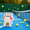 1Pc Tennis Racket Dampeners, Cartoon Tennis Racket Vibration Dampener, Tennis Racket Shock Absorber, Lovely for Racquetball Racquet Accessories view 3