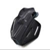 Leather Belt Holster fits Taurus 856 Defender or Model 605 692, Handcrafted, 3 Slot Pancake, Thumb Break, Right Handed, PulsarHolster (Black, Taurus 856 Defender 3" Barrel) view 1