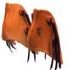 WILD RACE New Western Tapaderos Stirrups Saddle Floral Tooled Handmade Sewn Leather Heavy Duty Sold in Pair Set (ST-14) view 1