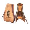 WILD RACE New Western Tapaderos Stirrups Saddle Floral Tooled Handmade Sewn Leather Heavy Duty Sold in Pair Set (ST-01) view 1