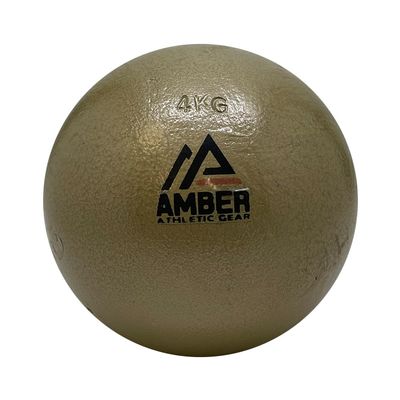 Amber Athletic Gear Cast Iron Shot Put Weights 1kg - 7.25kg (2.20lb - 16lb) - Ideal for Track & Field Training - Color May Vary (2.25 kg/4.96 lbs)