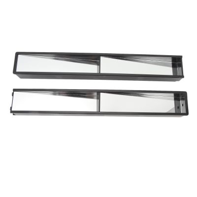 1 Pair Cart Rear View Mirror, Adjustable Universal Cart 4 Panel Mirrorr, HD Shatterproof Glass Mirror for CartE Z GO and Other Wide Angle Rear View Mirror